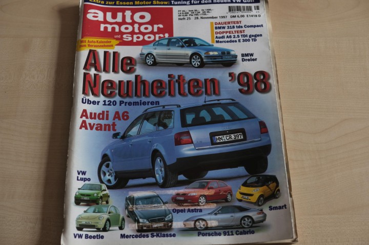 Deckblatt Auto Motor und Sport (25/1997)
